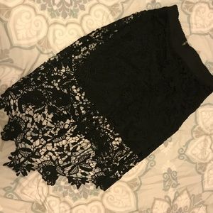 L.u.s.h adorable lace skirt. NWOT